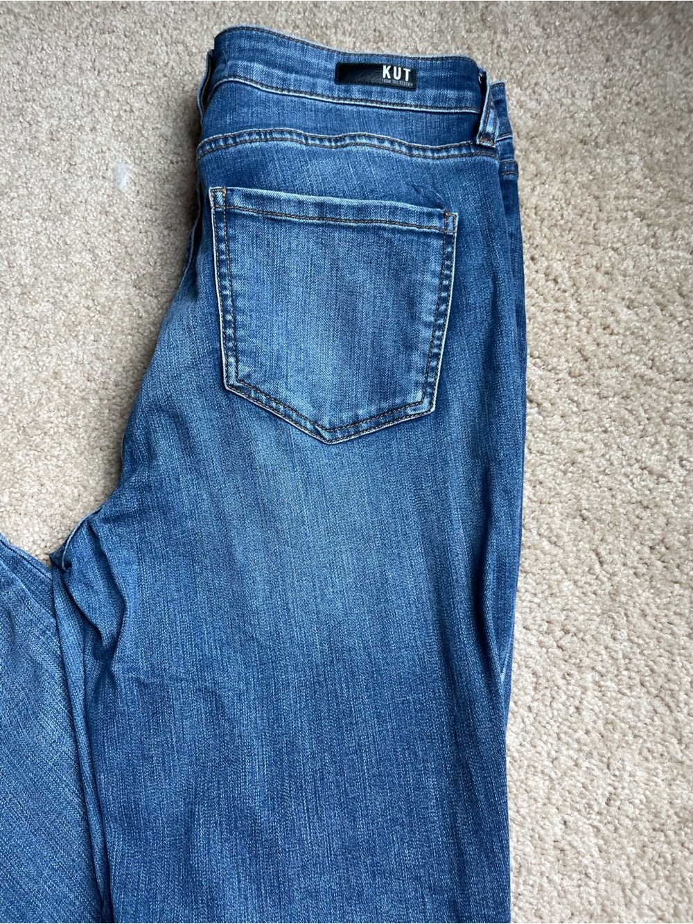 Kut from the Kloth MIA Medium Blue Women's Skinny Jeans